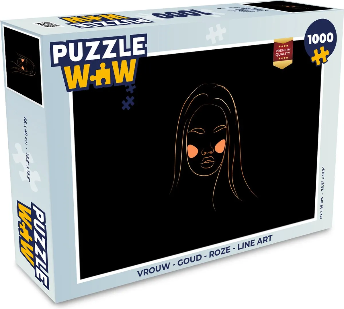 PuzzleWow Legpuzzel 1000 Stuks - Multicolor