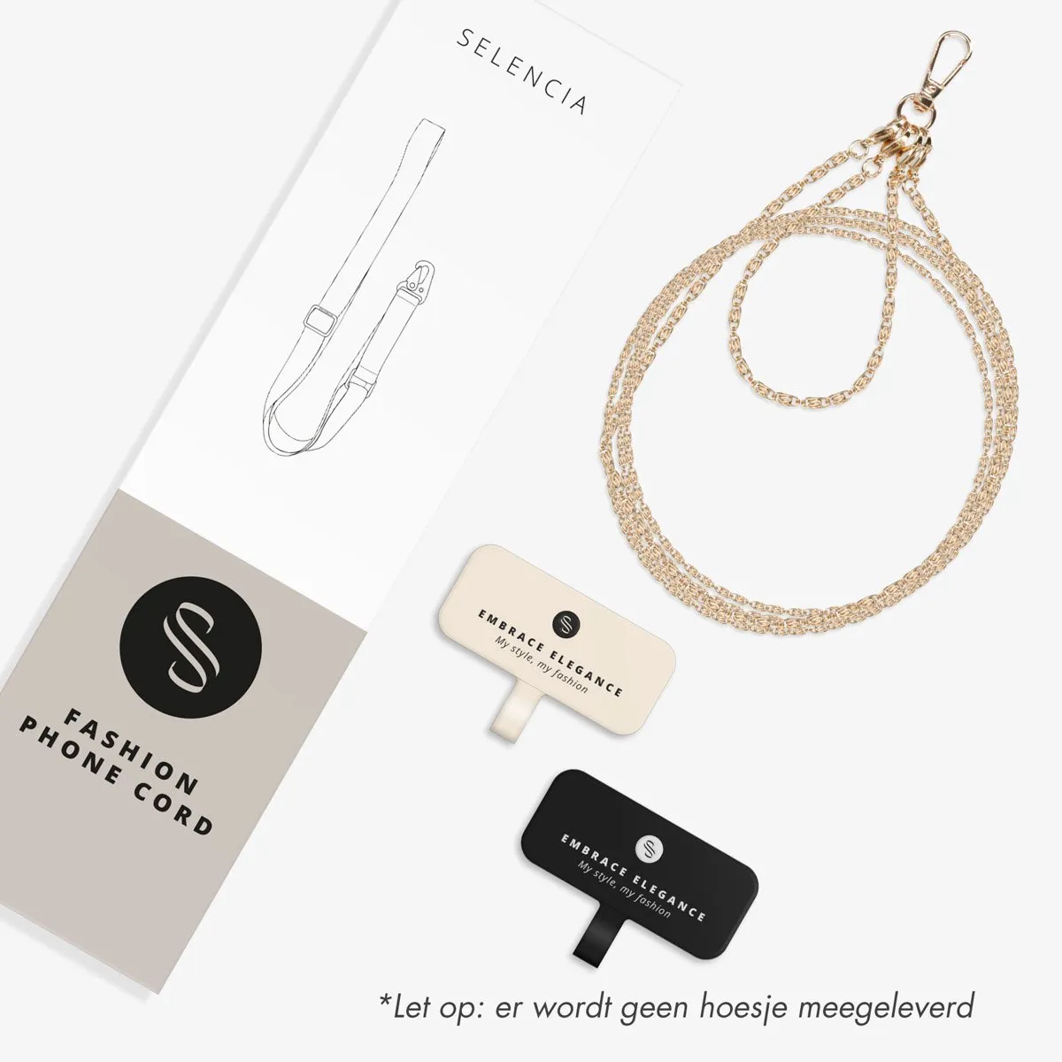 Selencia SH00064702 Telefoonkoord - Goud