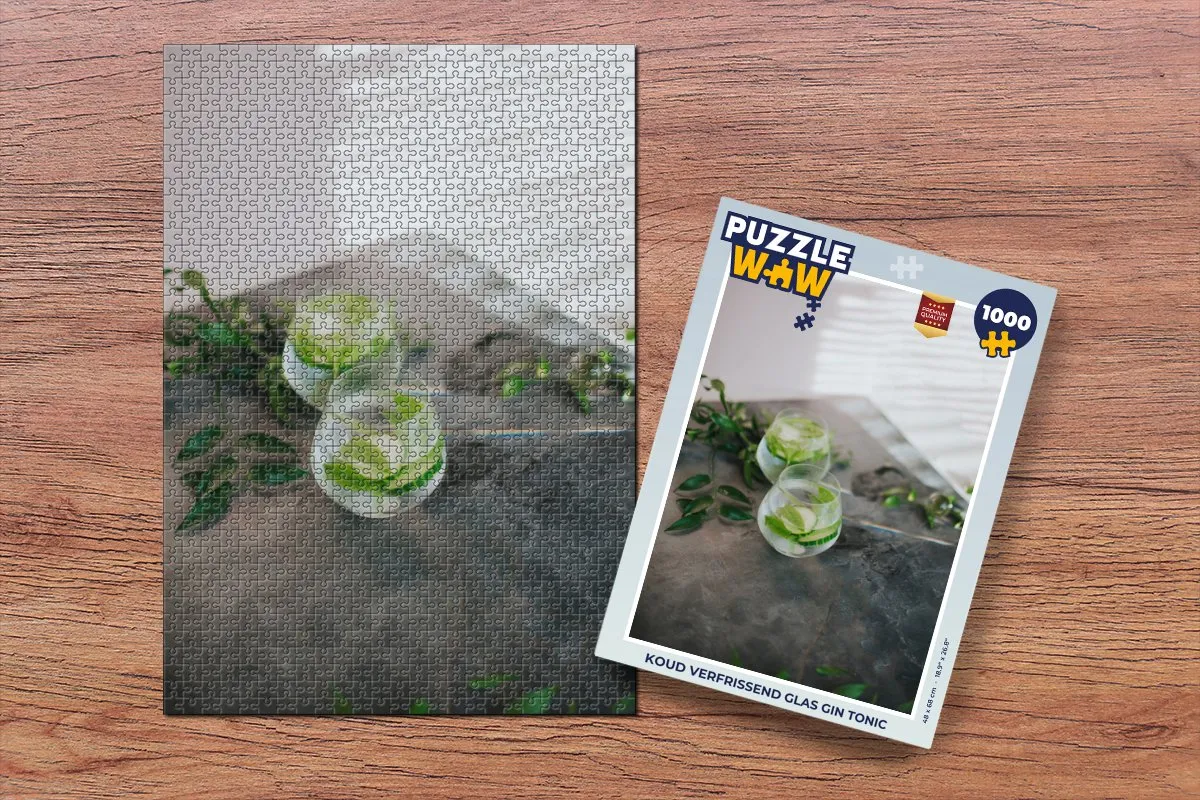 PuzzleWow Gin Tonic Legpuzzel 1000 Stuks
