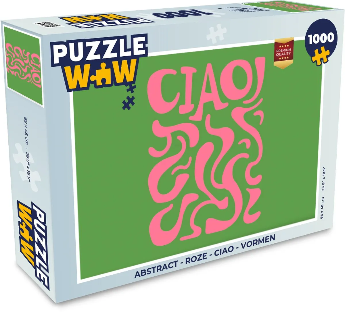 PuzzleWow Abstract Legpuzzel 1000 Stuks