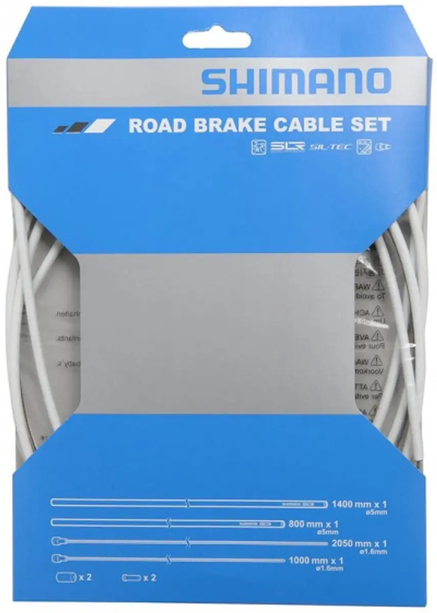 Shimano Road Remkabel PFTE Gecoat - Wit - afbeelding 2 van 3