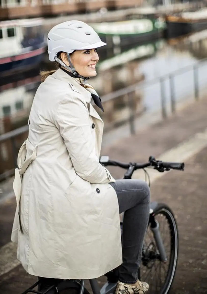 Polisport E-city Fietshelm - Maat L (58-61cm) - Wit - afbeelding 5 van 6