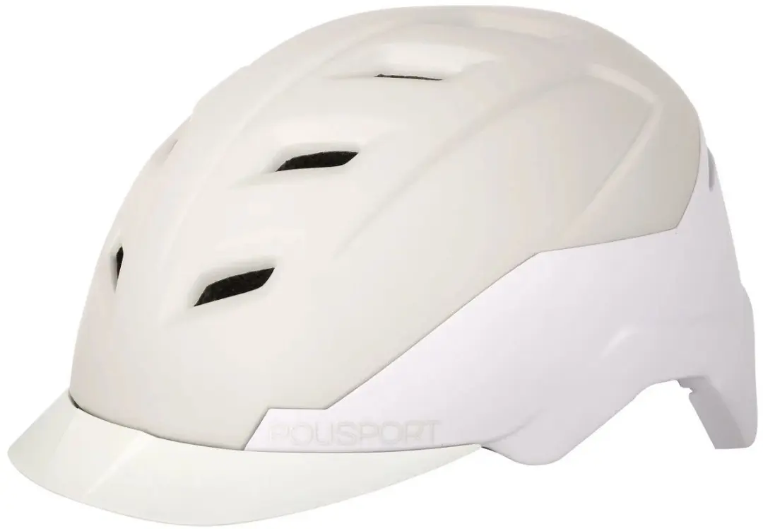 Polisport E-city Fietshelm - Maat L (58-61cm) - Wit - afbeelding 2 van 6