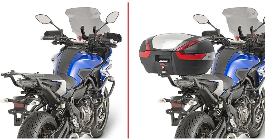 Support top case GIVI MONOKEY MONOLOCK pour moto Yamaha 700 Mt-07 Tracer 2130FZ