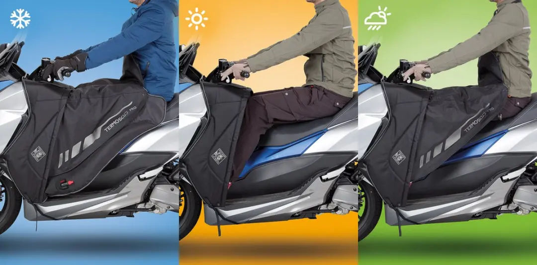 Tucano Urbano Termoscud Beenkleed Piaggio MP3 - R062PROX - Zwart