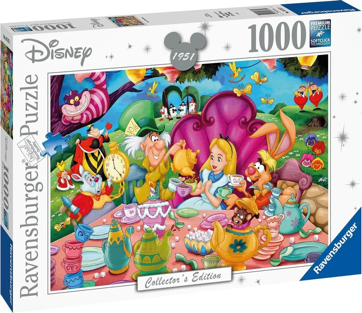 Ravensburger puzzel Alice in Wonderland - legpuzzel - 1000 stukjes
