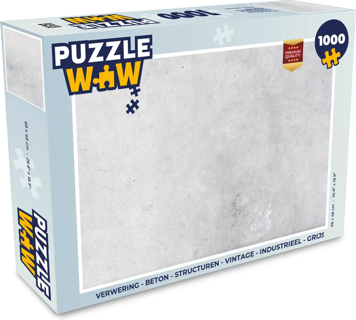 PuzzleWow Verwering Legpuzzel 1000 Stuks - Multicolor