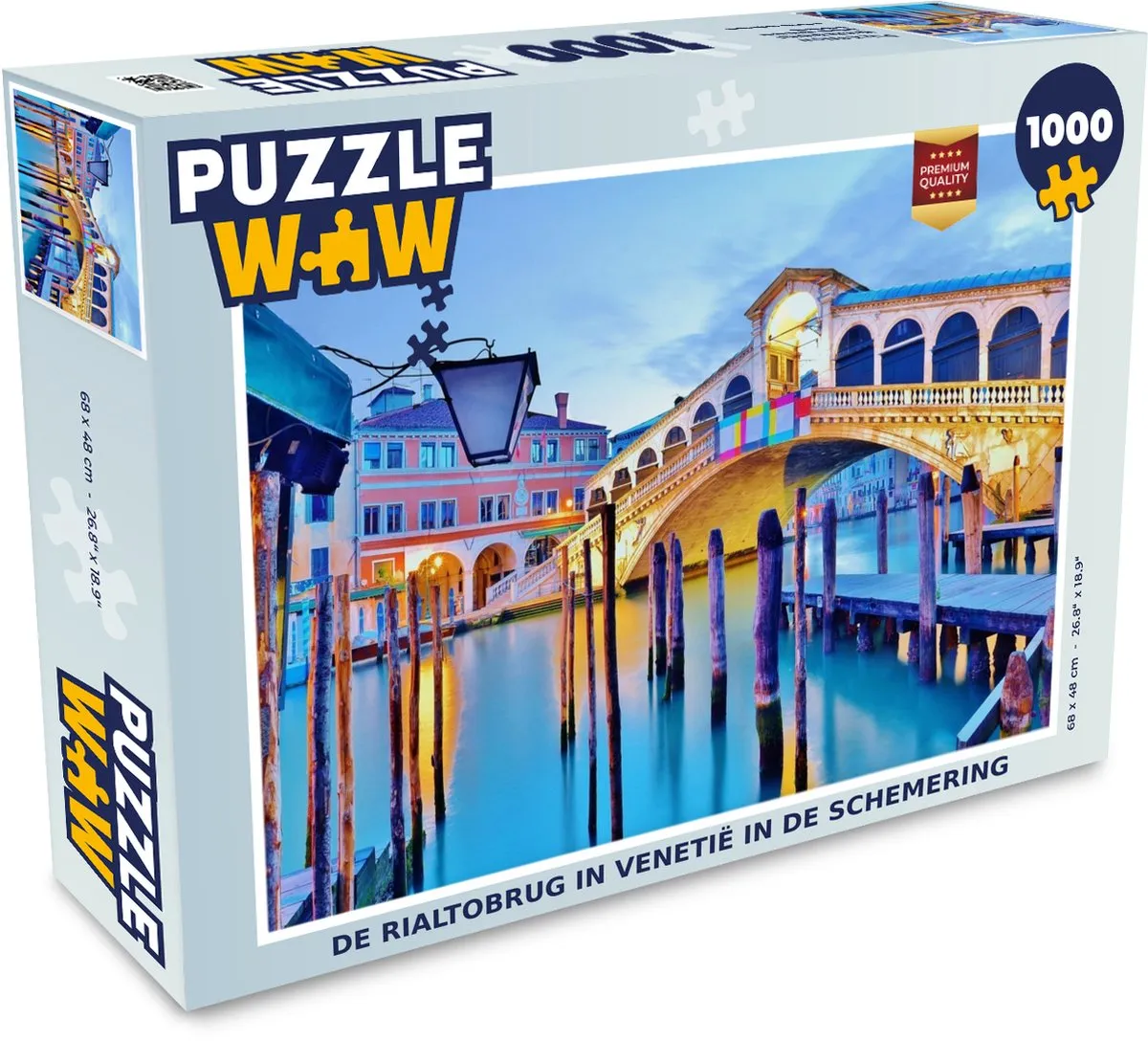 PuzzleWow Legpuzzel De Rialtobrug in Venetië