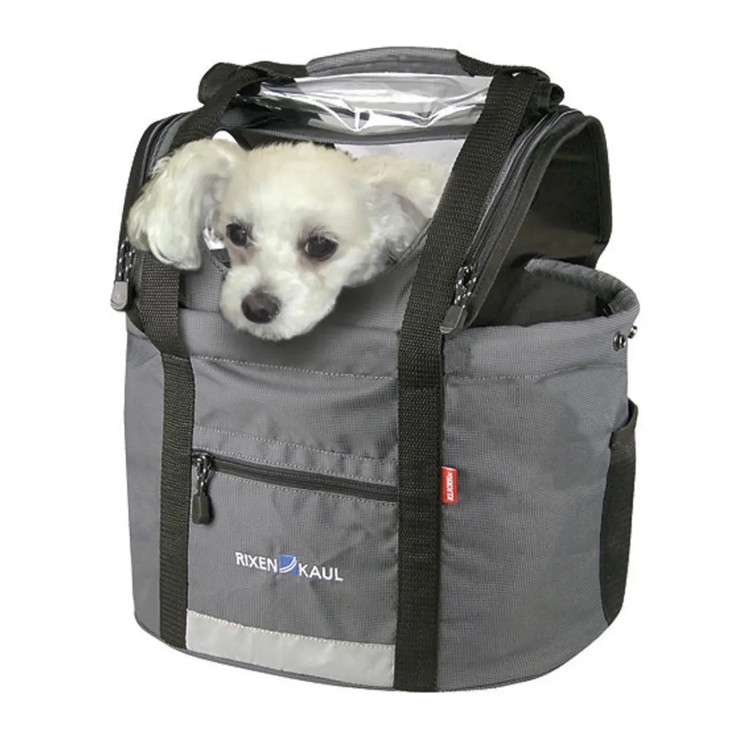 Klickfix Doggy Fietsmand - 24L - Grijs - afbeelding 4 van 6