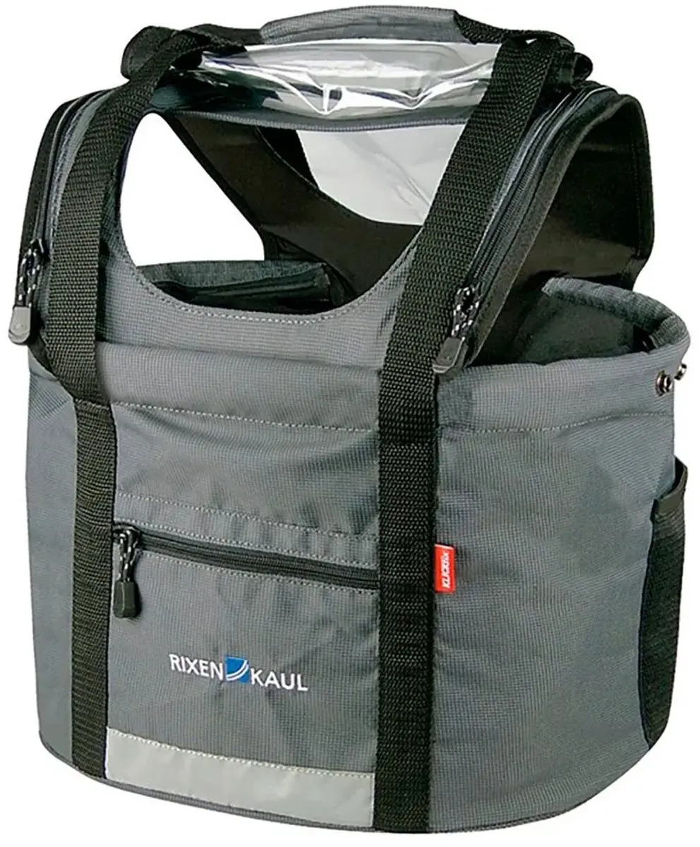 Klickfix Doggy Fietsmand - 24L - Grijs - afbeelding 2 van 6