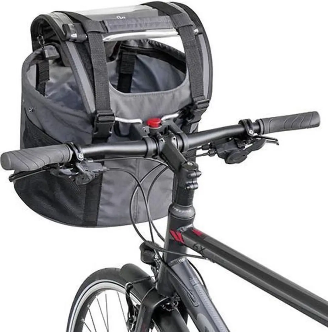 Klickfix Doggy Fietsmand - 24L - Grijs - afbeelding 5 van 6