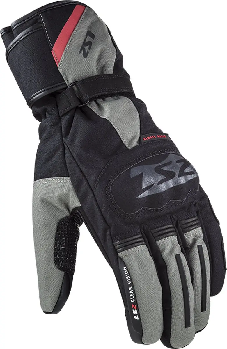 LS2 Handschoenen LS2 Snow zwart / grijs maat S