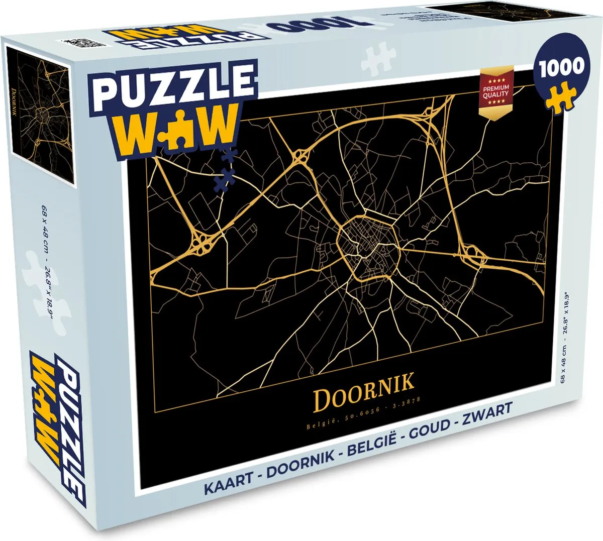 PuzzleWow Doornik Legpuzzel 1000 Stuks