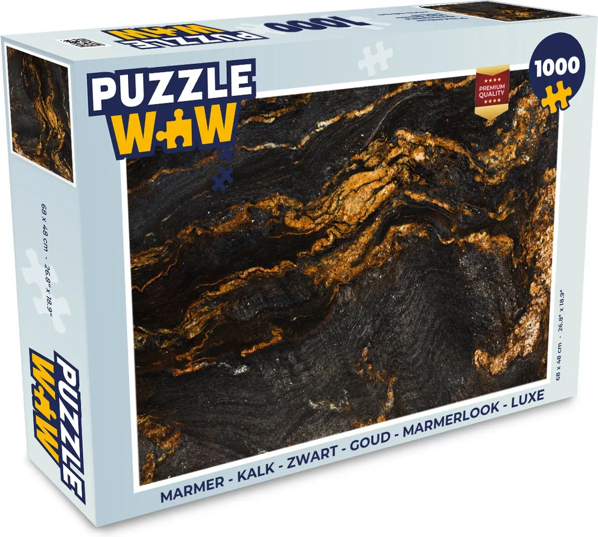 PuzzleWow Marmerlook Legpuzzel 1000 Stuks