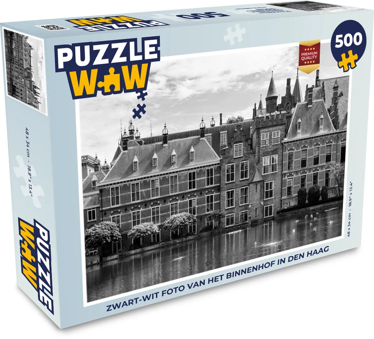 PuzzleWow Den Haag Binnenhof Legpuzzel 500 Stuks