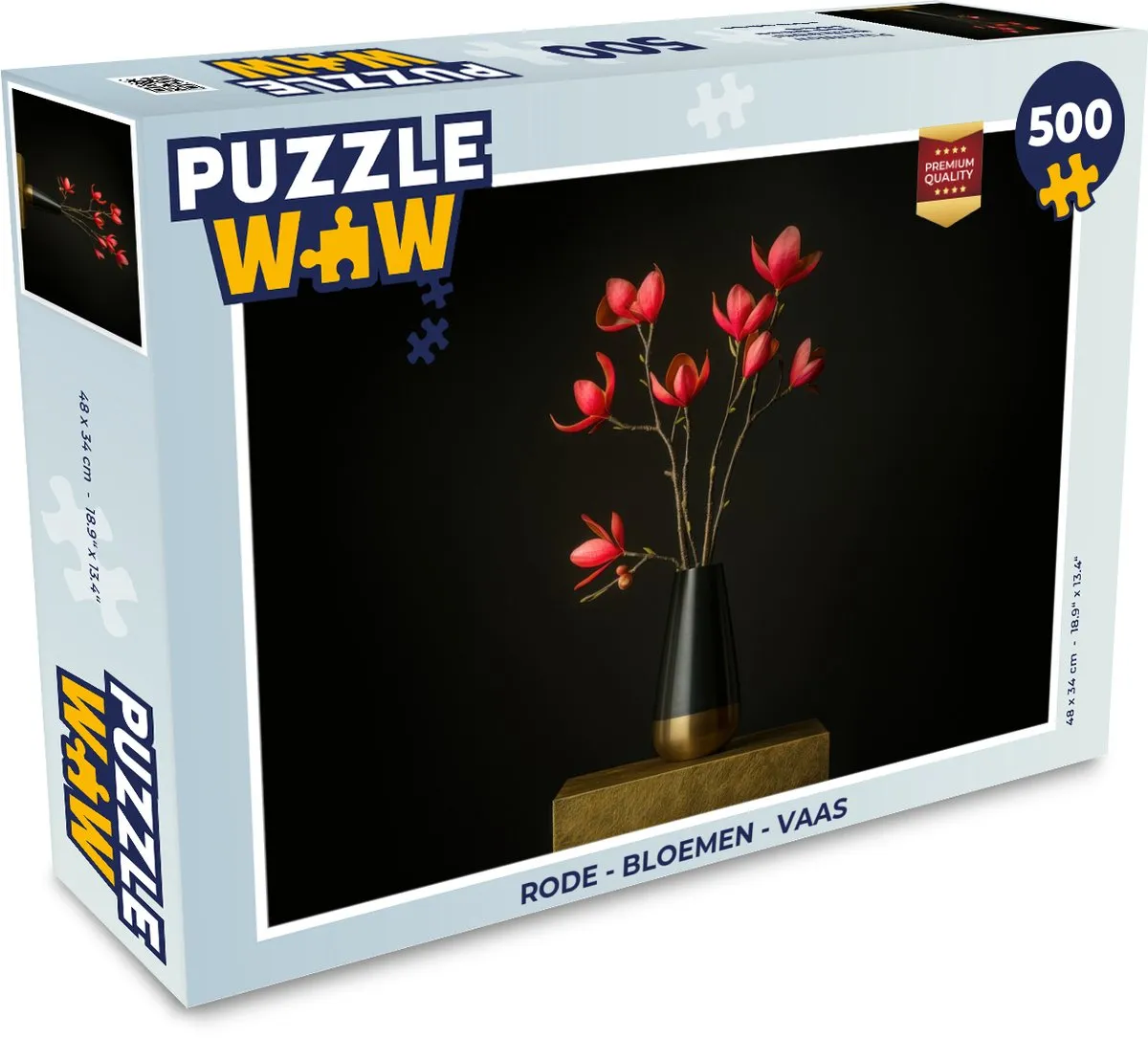 PuzzleWow Bloemen Vaas Legpuzzel 500 Stuks - Boeket