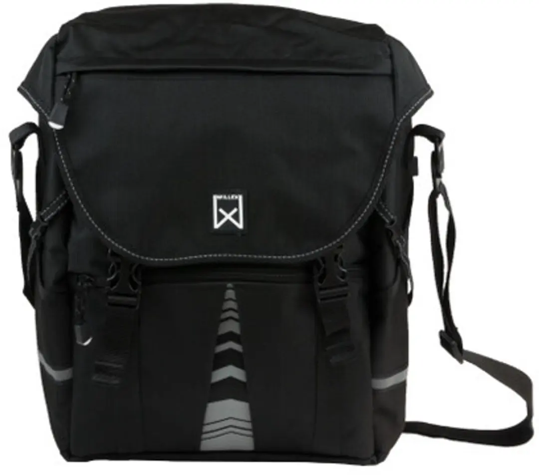 Willex Pakaftas XL 1200 Enkele Fietstas 25L - Zwart - afbeelding 3 van 5