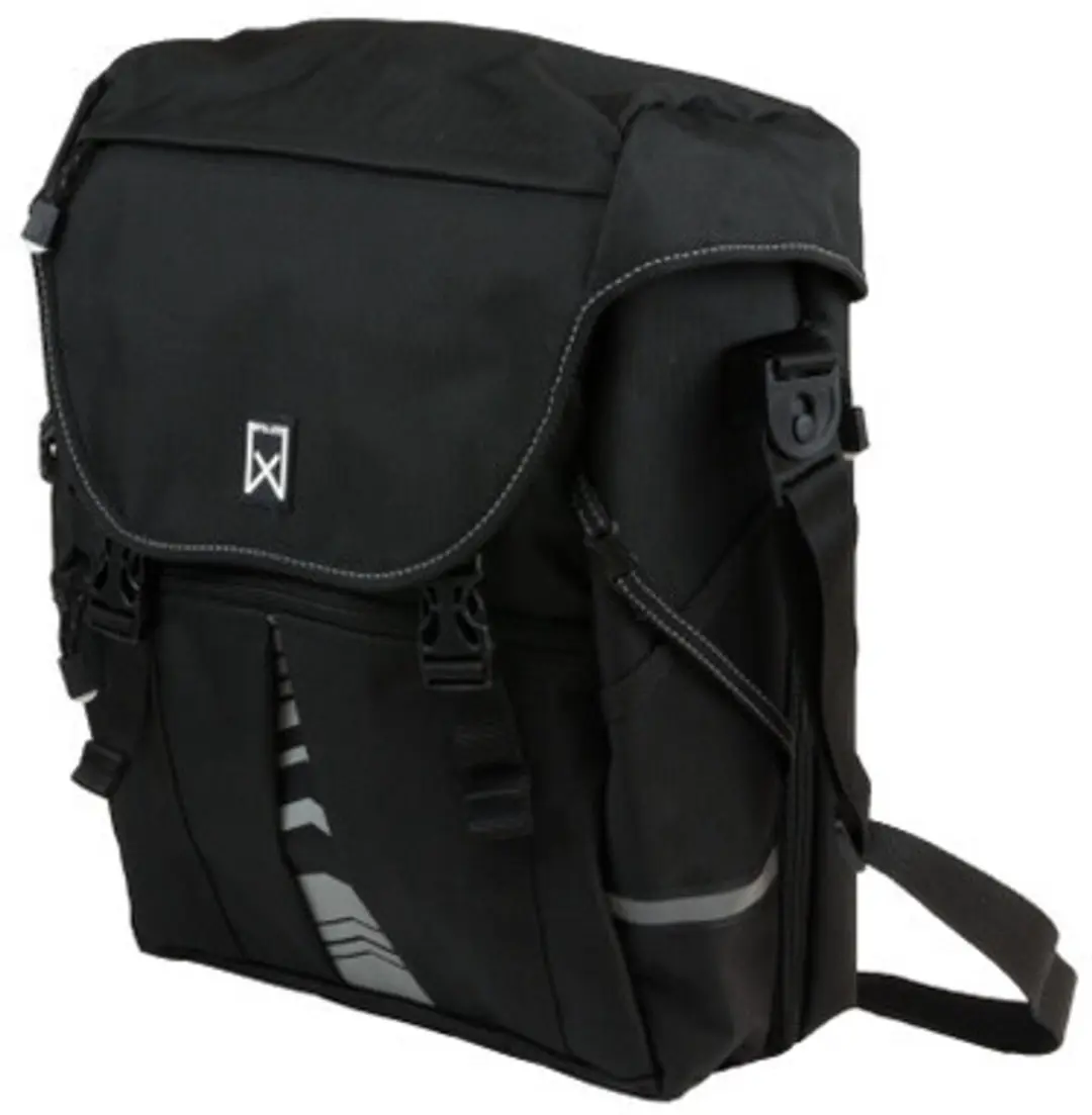 Willex Pakaftas XL 1200 Enkele Fietstas 25L - Zwart - afbeelding 5 van 5