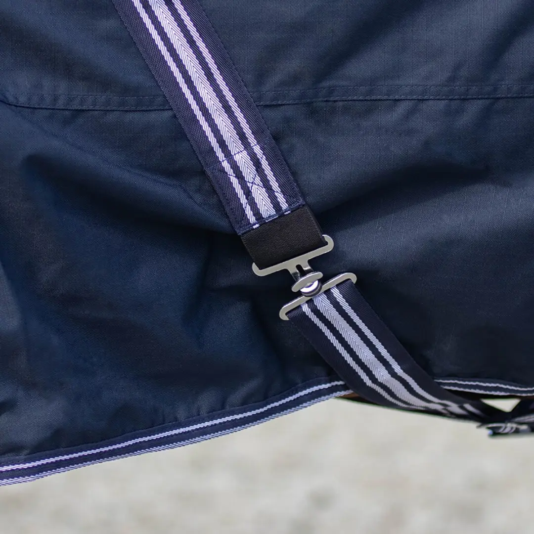 QHP Turnout Luxe Deken 115cm - Donkerblauw - afbeelding 6 van 6