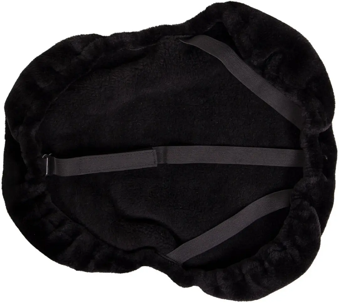 Qhp Zadelzitting Overtrek Qhp Super Soft Zwart
