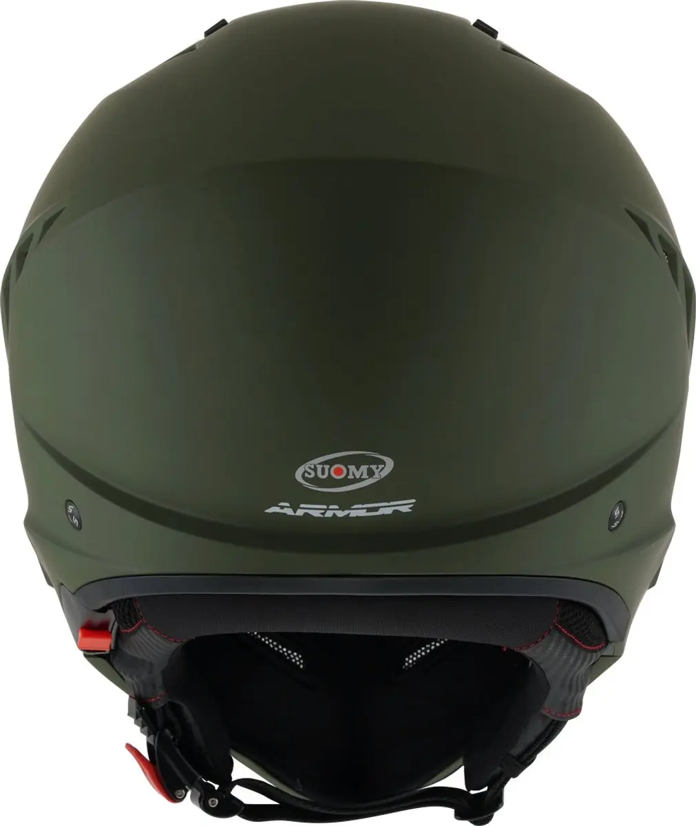 Suomy Armor Plain Mat Groen Jethelm - XS