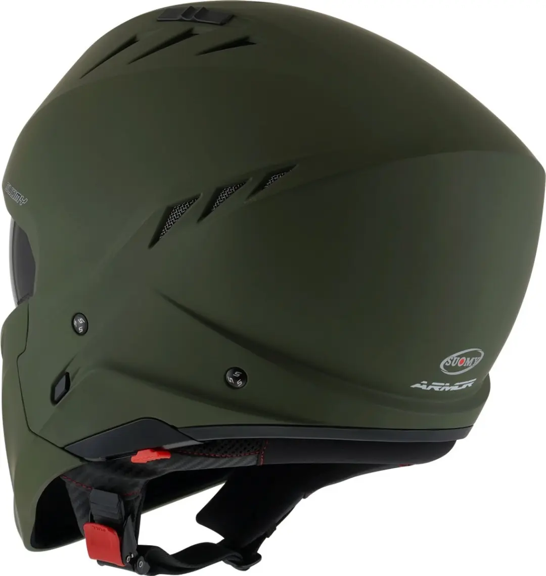 Suomy Armor Plain Mat Groen Jethelm - XS