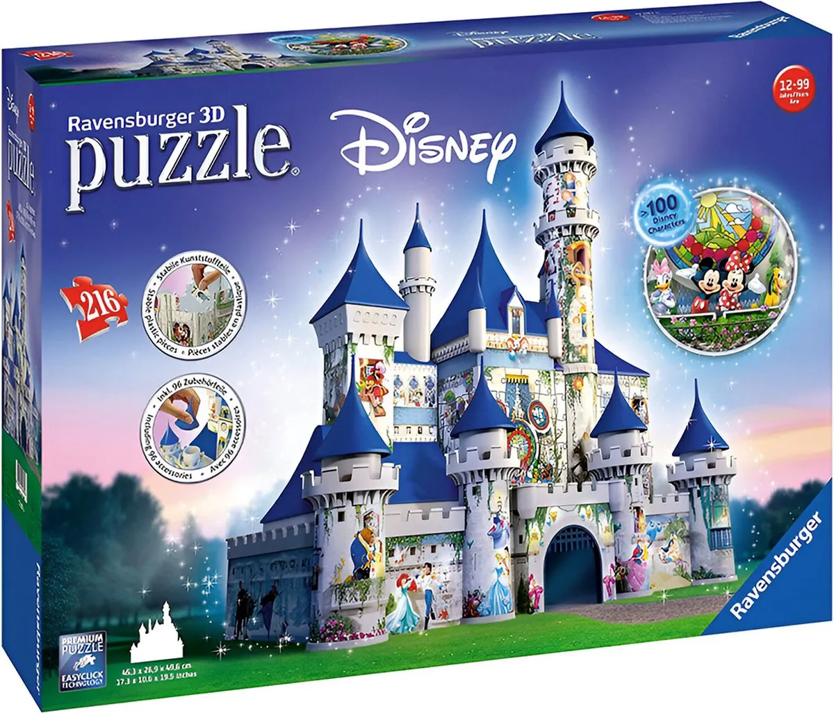 Ravensburger Disney Castle 3D Puzzel 216 Stuks