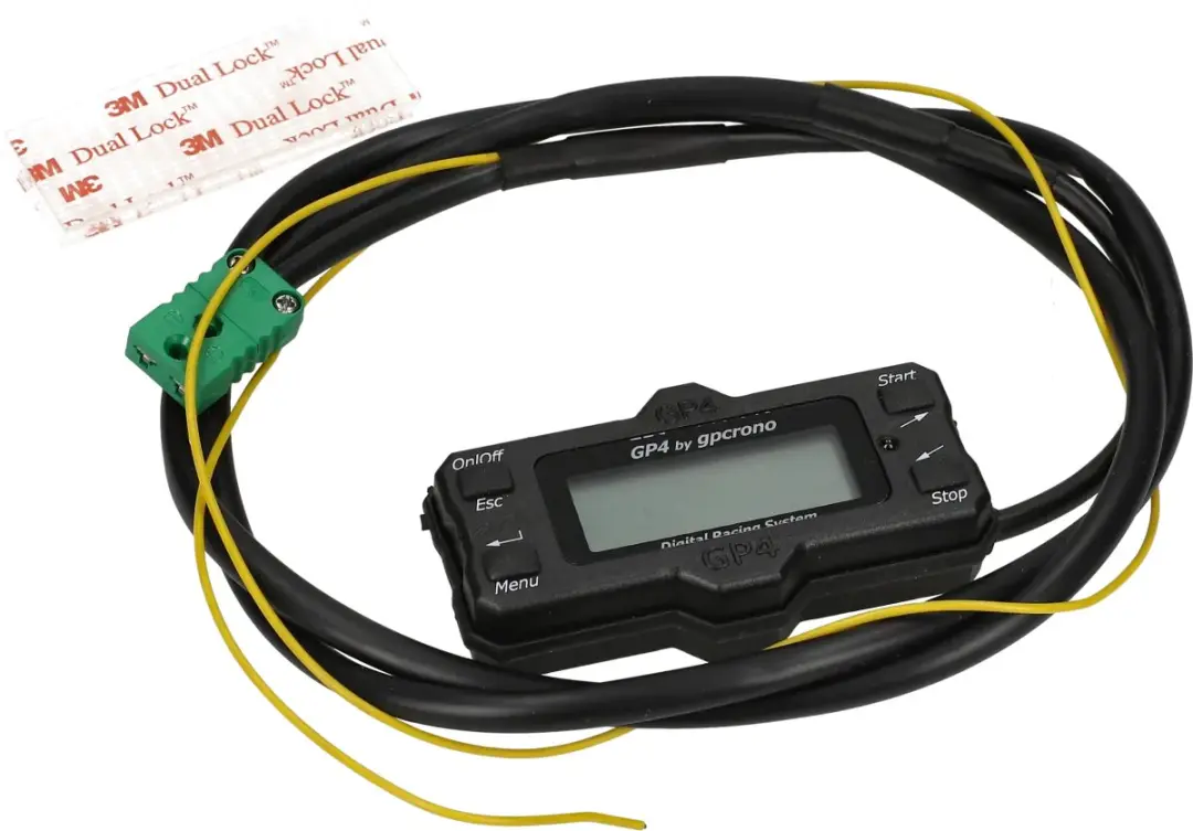 Polini digitale toerenteller, uurmeter en temperatuurmeter GP4 (zonder sensor)
