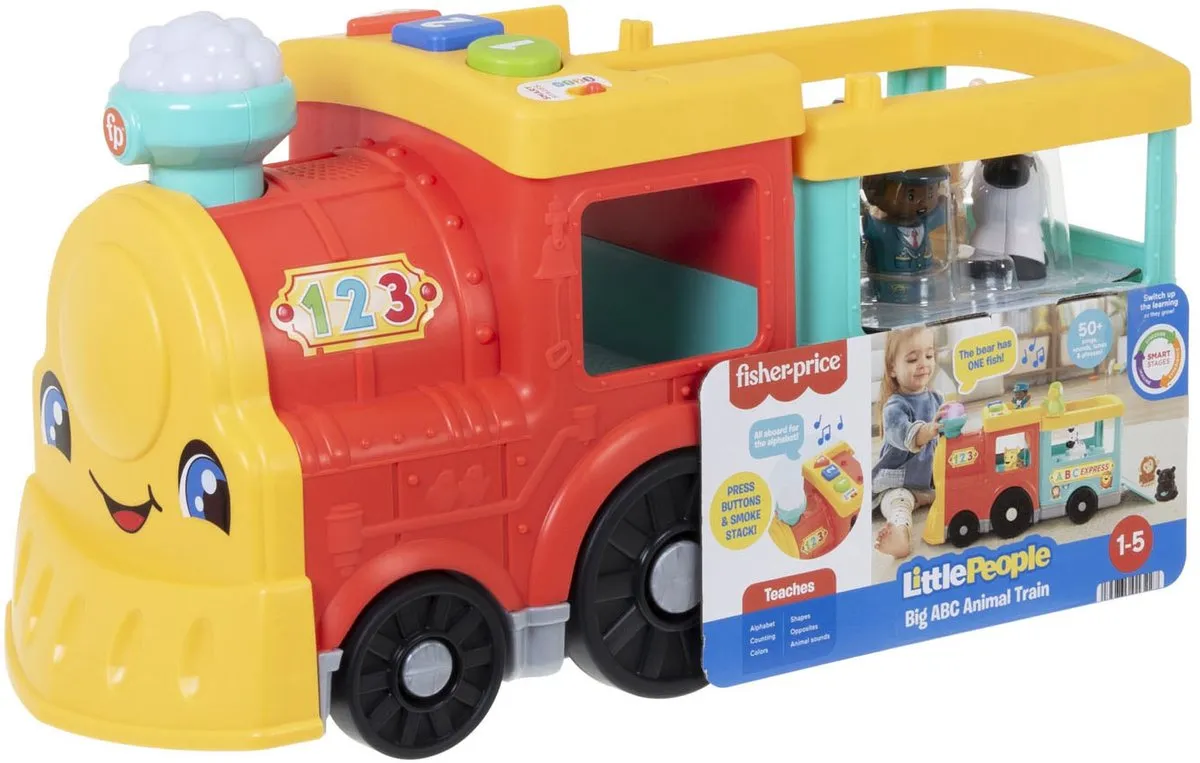 Fisher Price Little People Grote ABC Dierentrein HHH24 - Meerkleurig