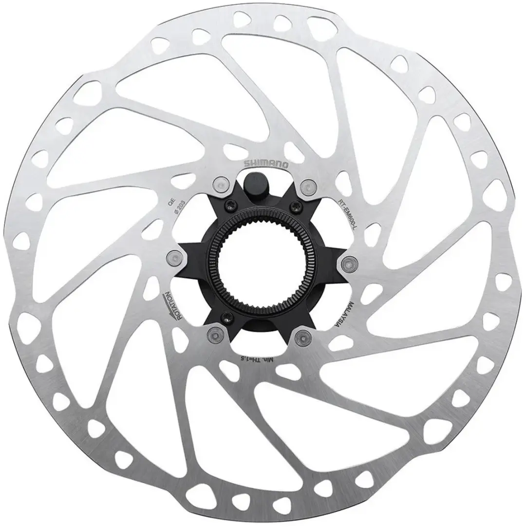 Shimano RT-EM600 Cl Remschijf 180mm - Zilver - afbeelding 3 van 3