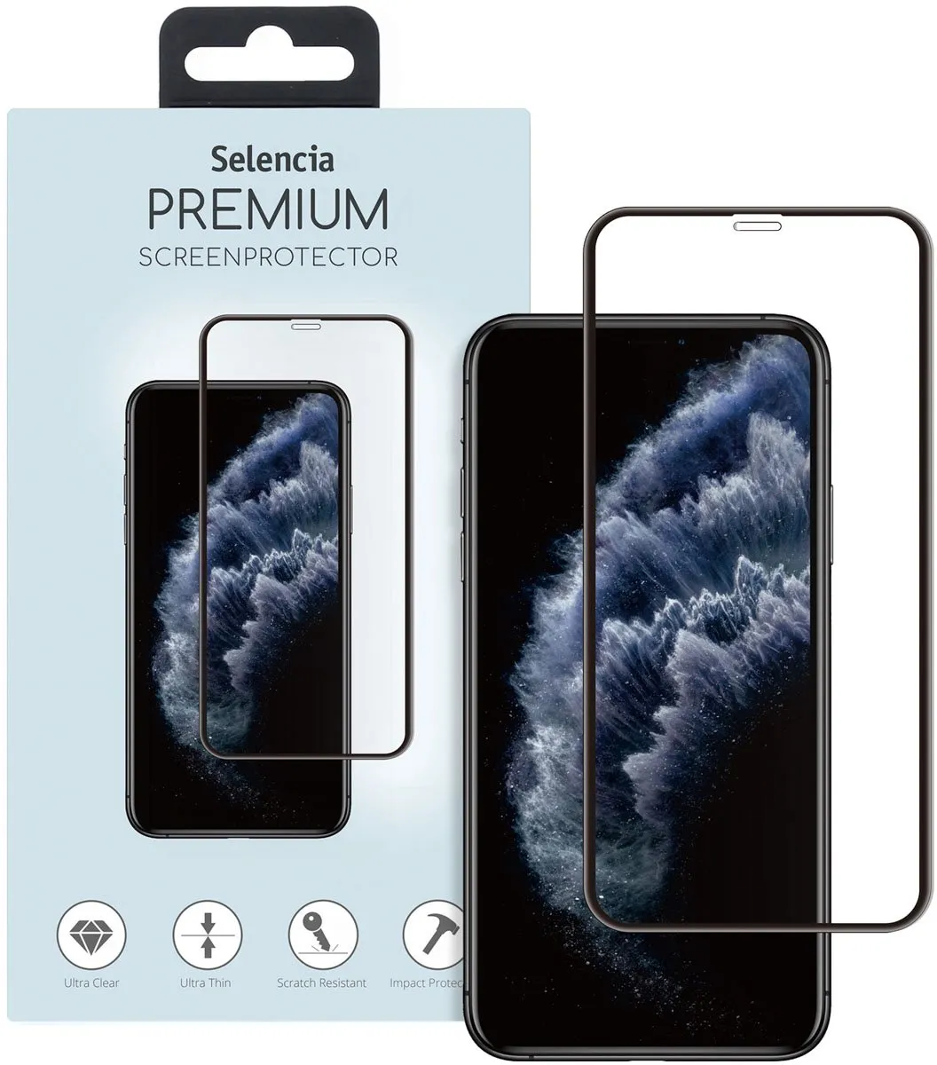 Selencia Screenprotector iPhone X/Xs/11 Pro - Gehard Glas