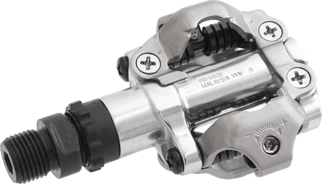 Pedaalset Shimano SPD M520 met plaatjes SM-SH51
