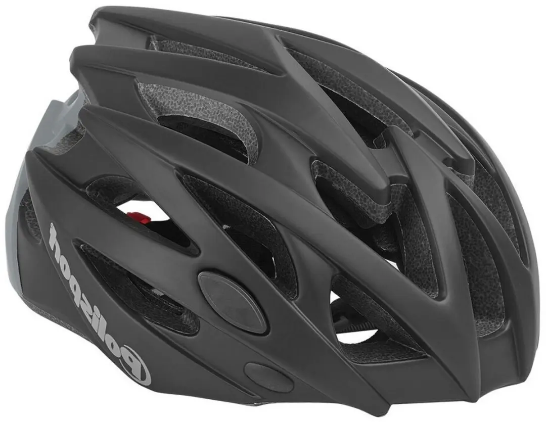 Polisport helm Twig mat zwart/grijs M 55-58cm easy-lock