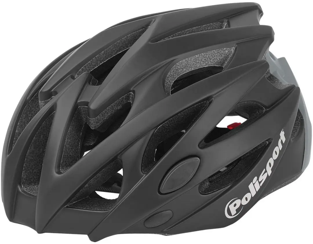Polisport Twig Fietshelm M/L - Mat Zwart/Grijs - afbeelding 2 van 3