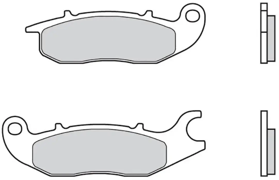 Brembo 07HO5606 Organische Remblokken - Zilver - afbeelding 2 van 2