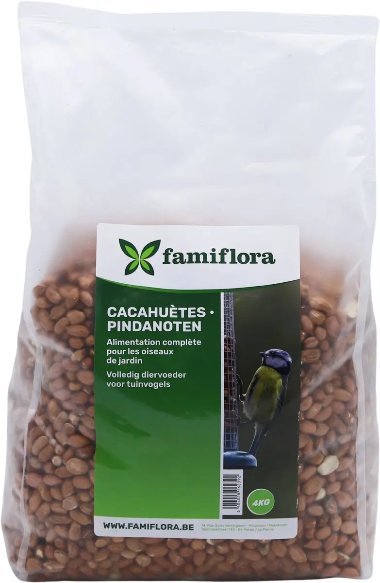 Famiflora zak pinda's voor tuinvogels