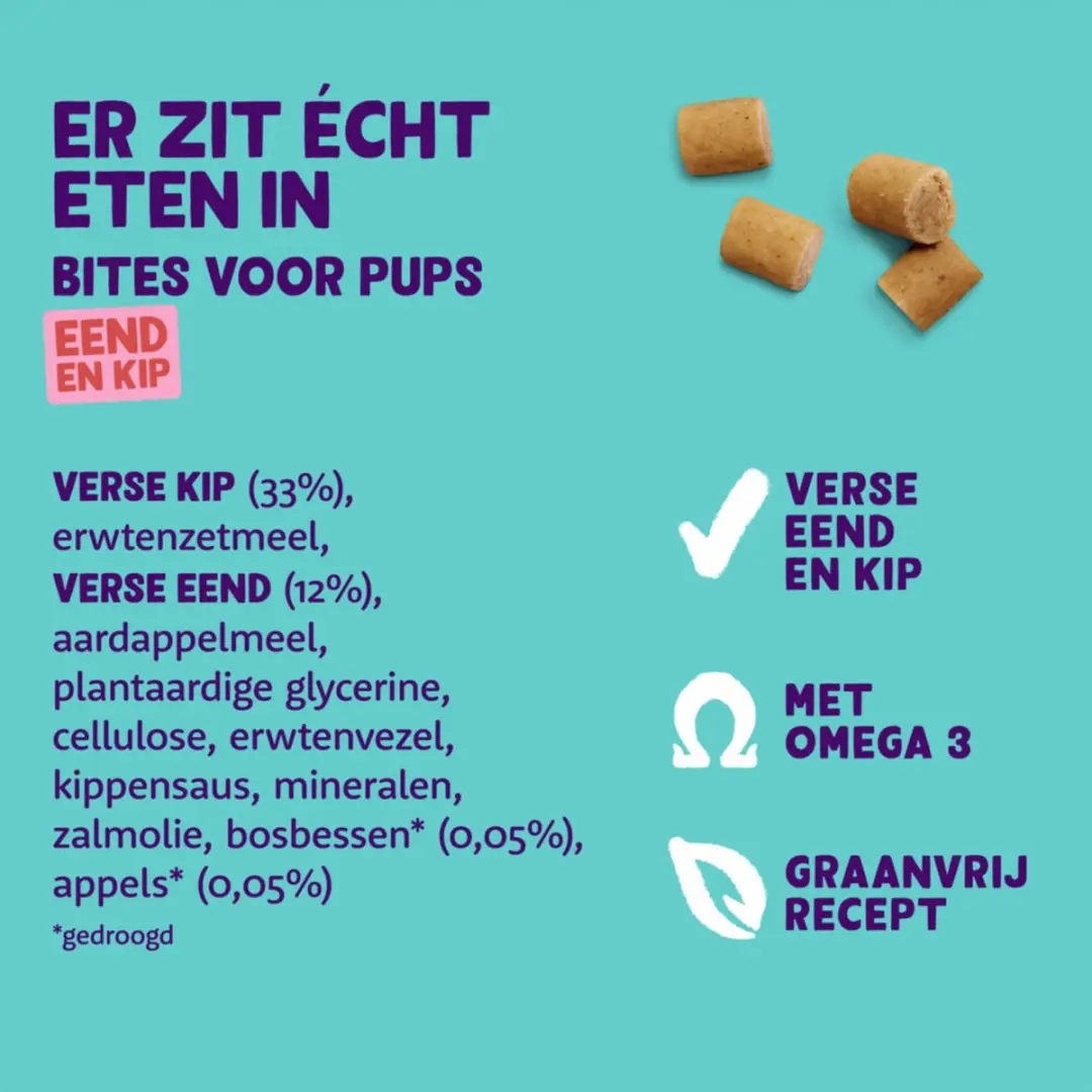 Edgard & Cooper Puppy Bites Small Eend 50g