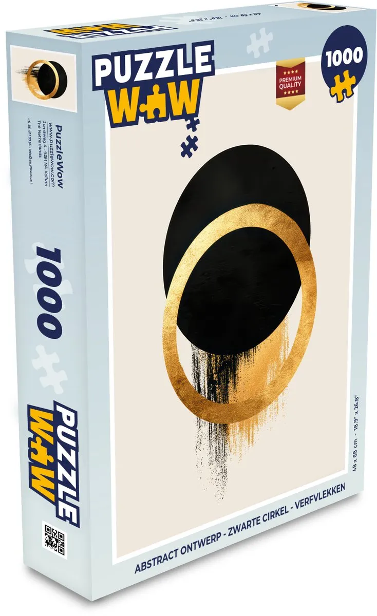 PuzzleWow Abstract Legpuzzel 1000 Stuks