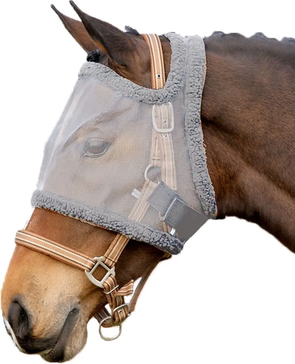 QHP Vliegenmasker Shetlander Grijs - afbeelding 3 van 4