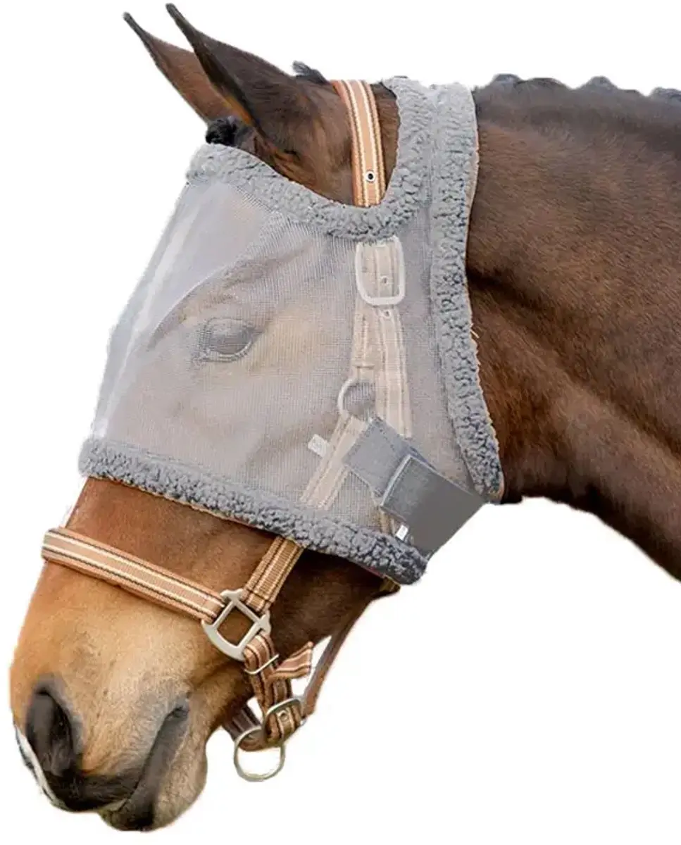 QHP Vliegenmasker Shetlander Grijs - afbeelding 4 van 4