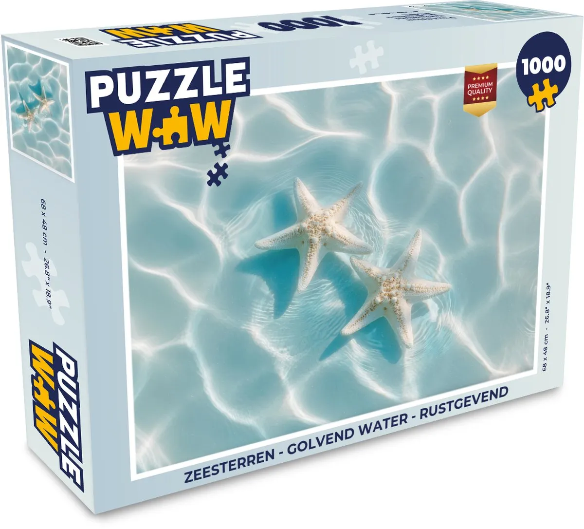 PuzzleWow Zeesterren Rustgevend Puzzle 1000 Stuks