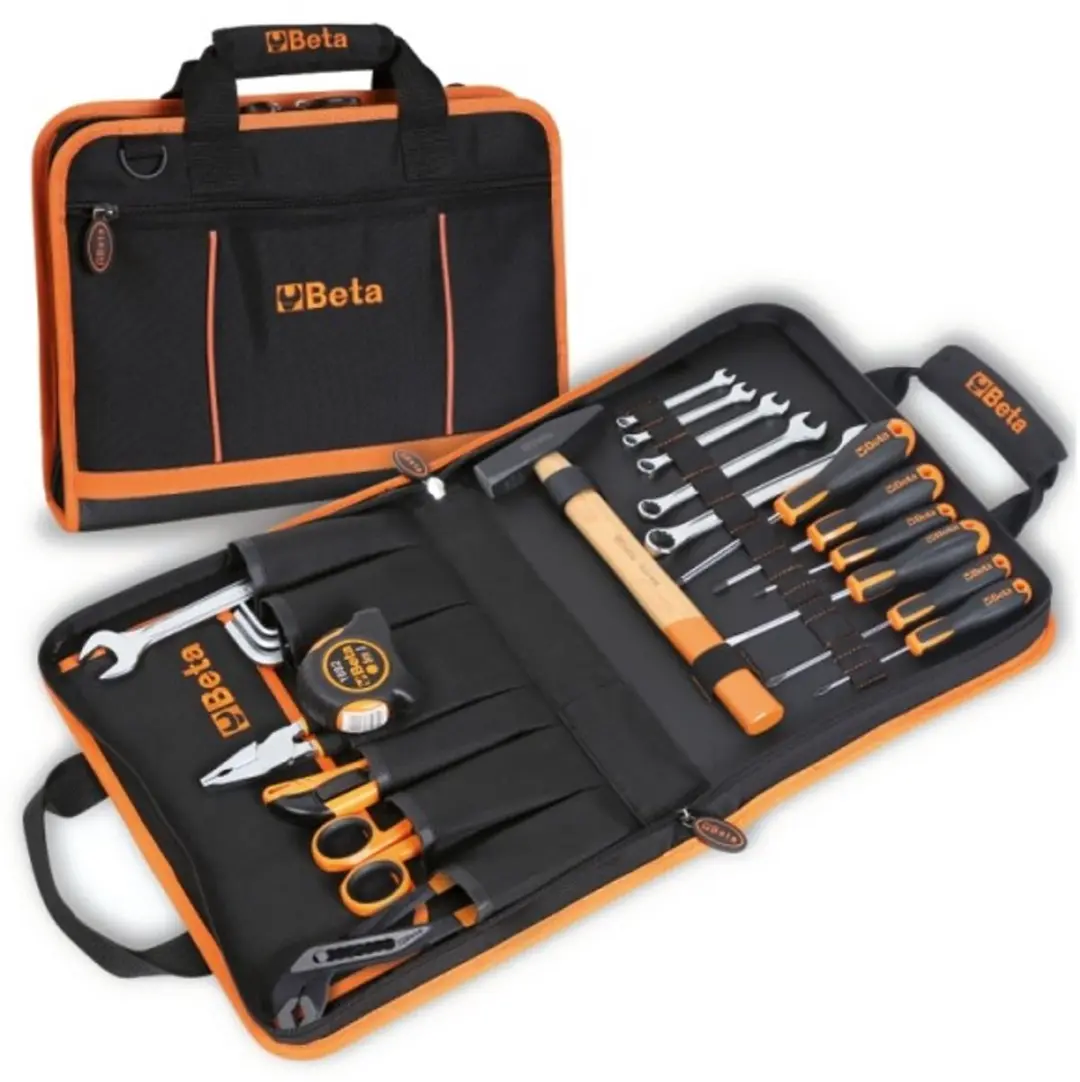 Beta Tools Gereedschapset in roltas met 27-delig assortiment