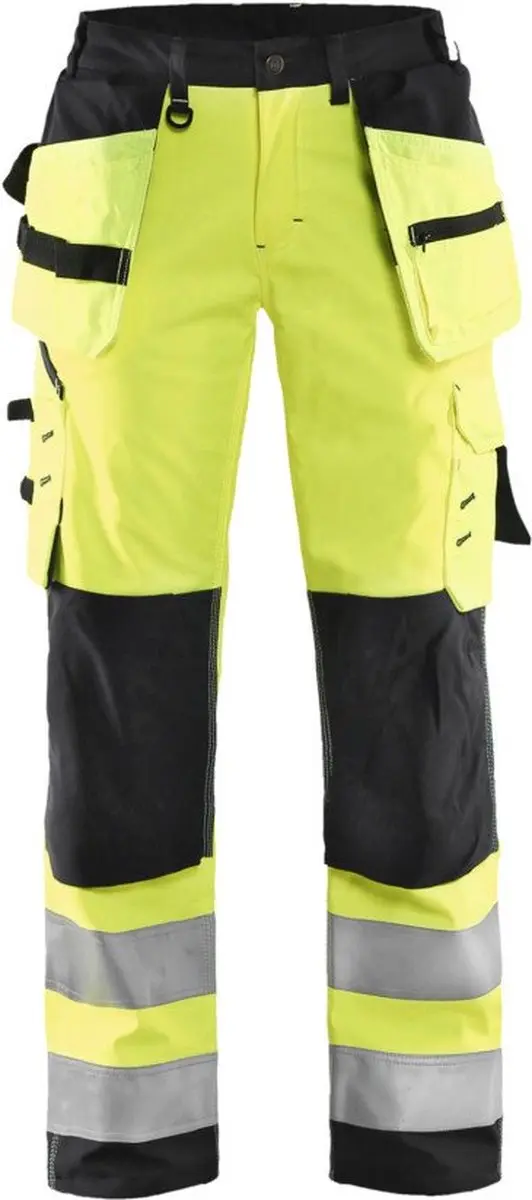 Blaklader Dames Softshell werkbroek High Vis 7167-2517