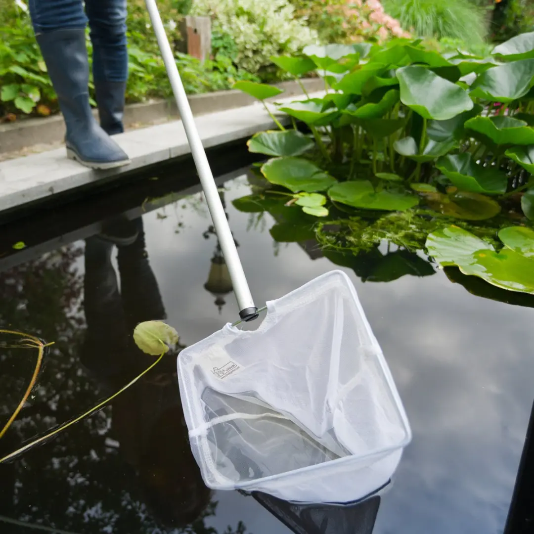 Ubbink Schepnet Fijnmazig 20.3cm - Aluminium Steel 100cm - Wit