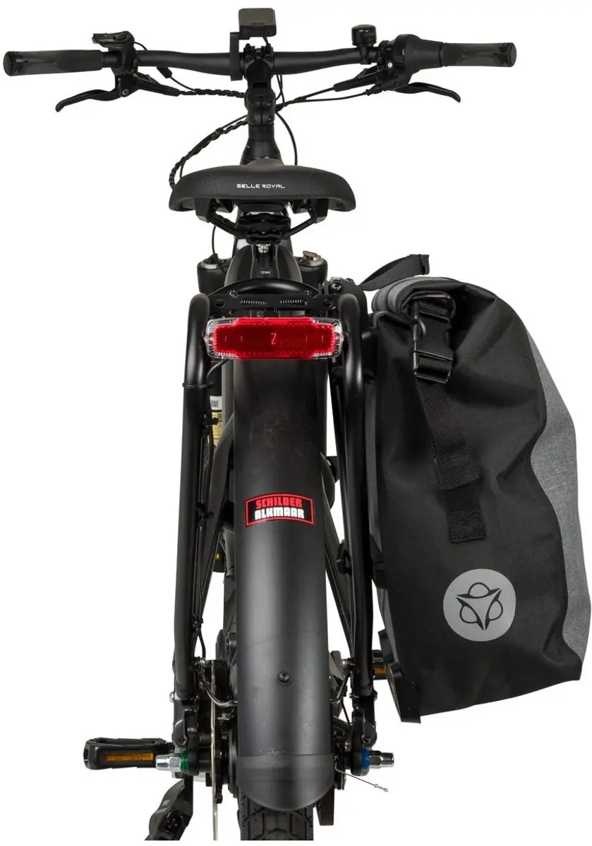 AGU Shelter Clean Fietstas 17L - Grijs - Laptopvak - afbeelding 2 van 6