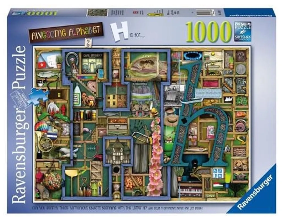 Ravensburger Colin Thompson Awesome Alphabet Legpuzzel 1000 Stuks - Multicolor