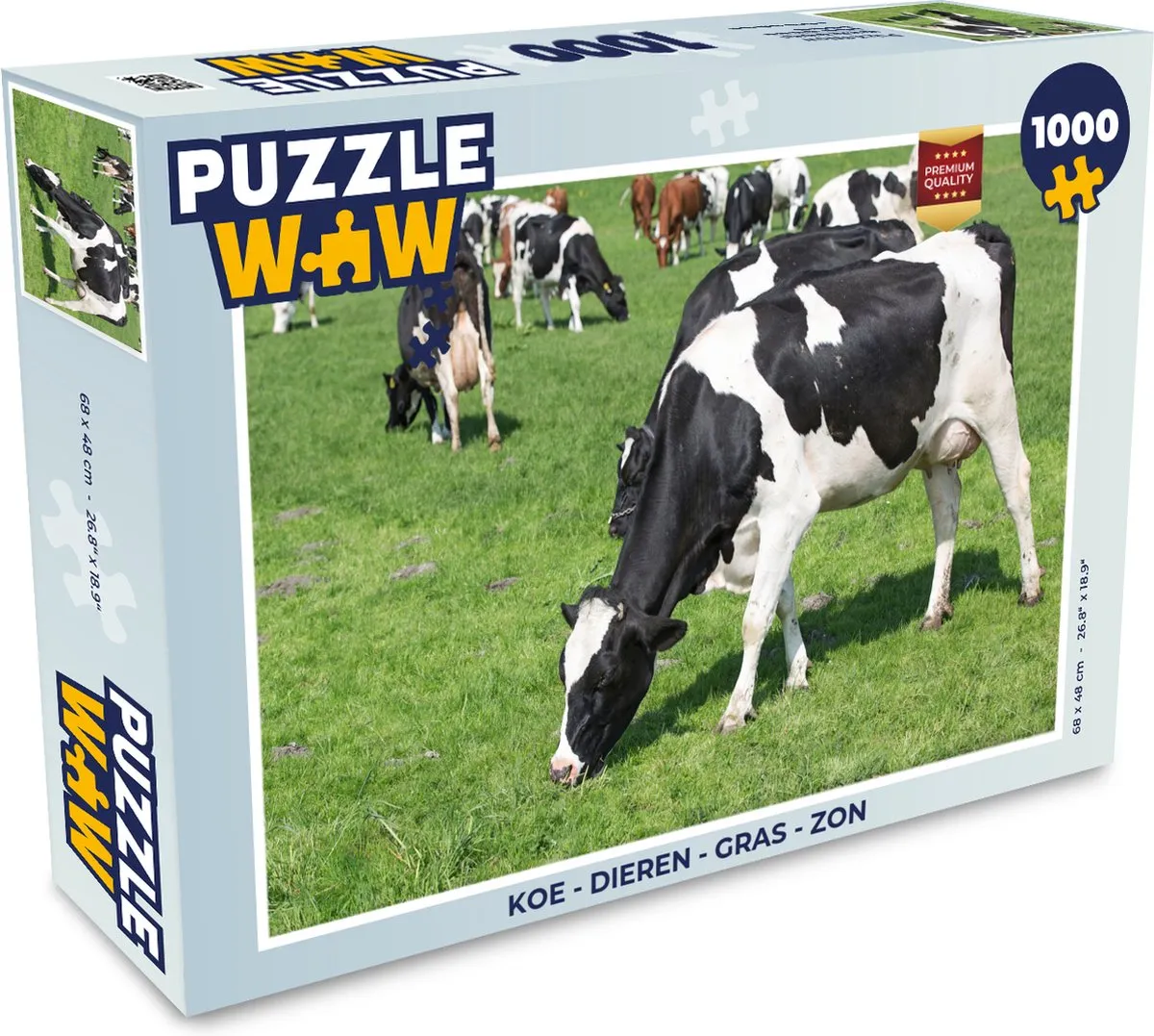 PuzzleWow Legpuzzel Koe