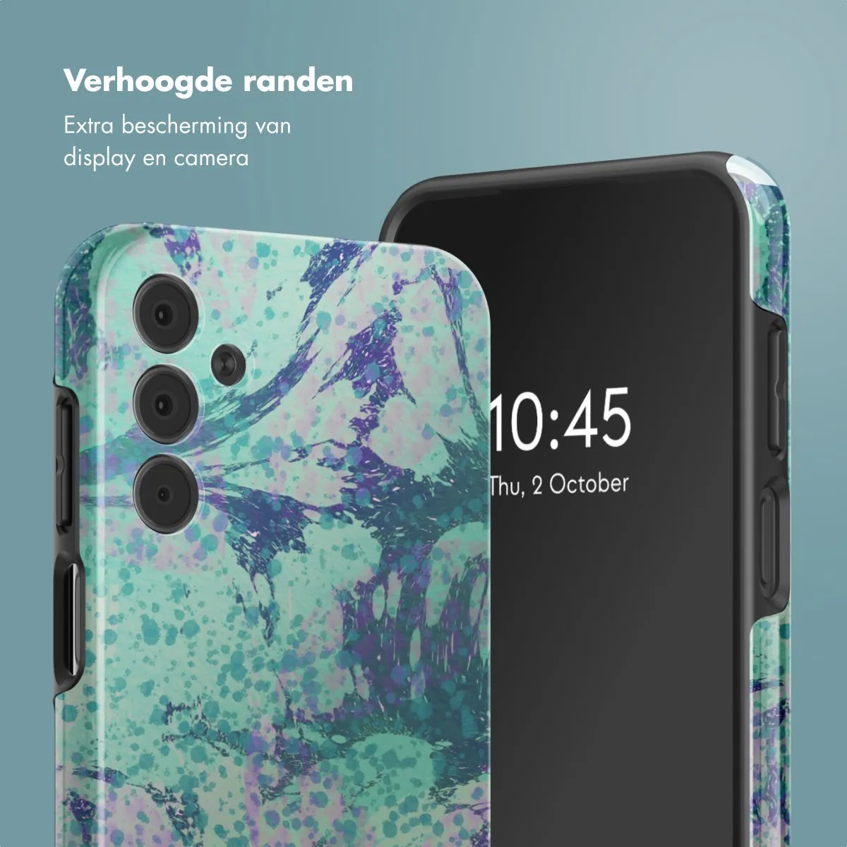 Selencia Hoesje Samsung Galaxy A15 Fresh Paint Green
