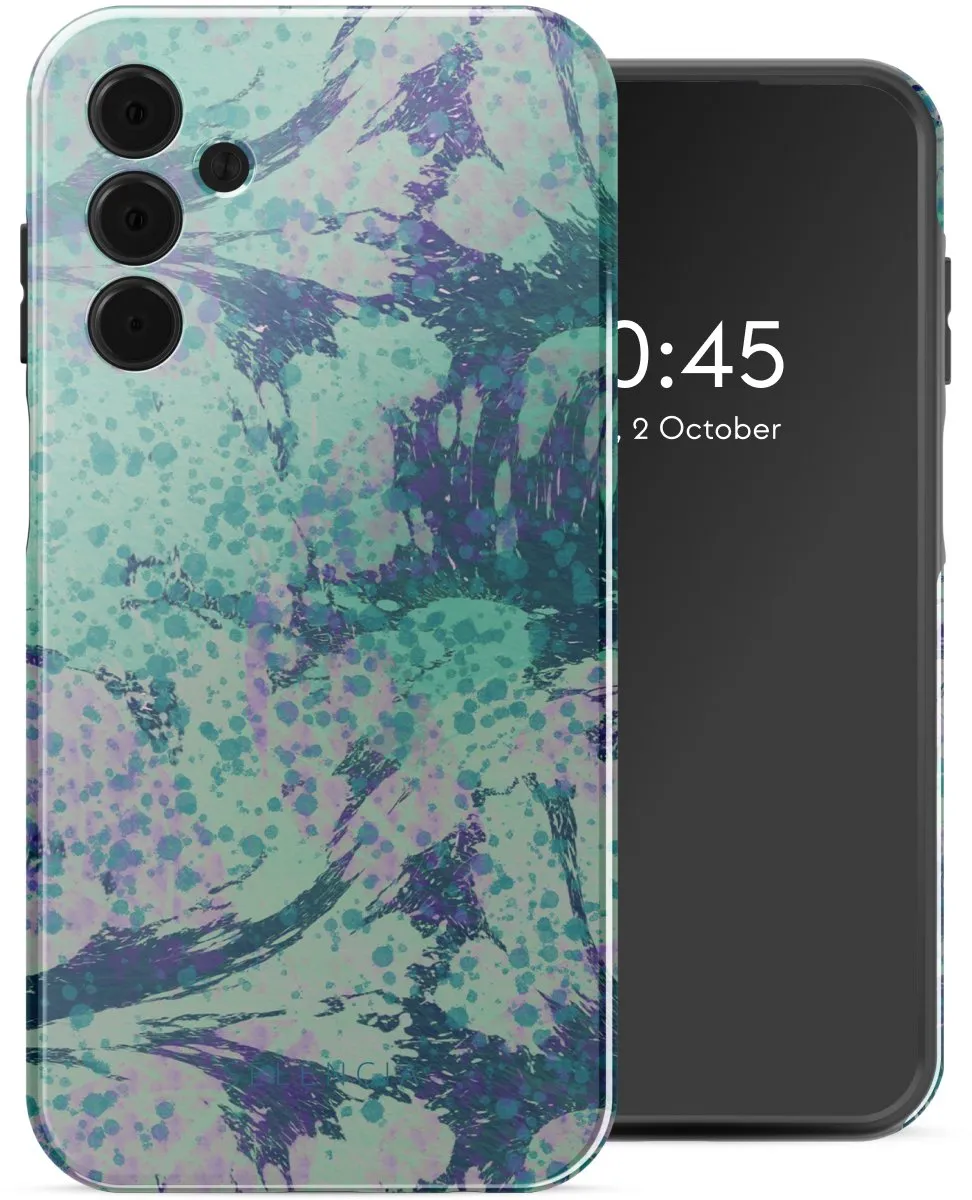 Selencia Hoesje Samsung Galaxy A15 Fresh Paint Green
