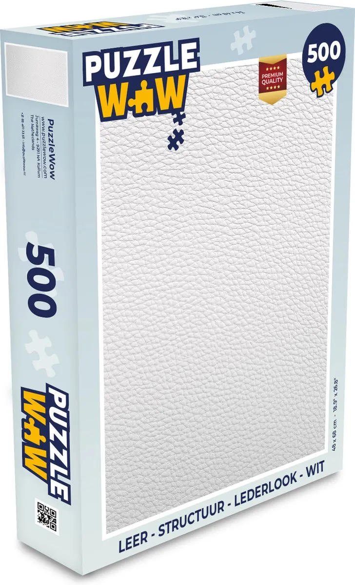 PuzzleWow Leerlook Legpuzzel 500 Stuks